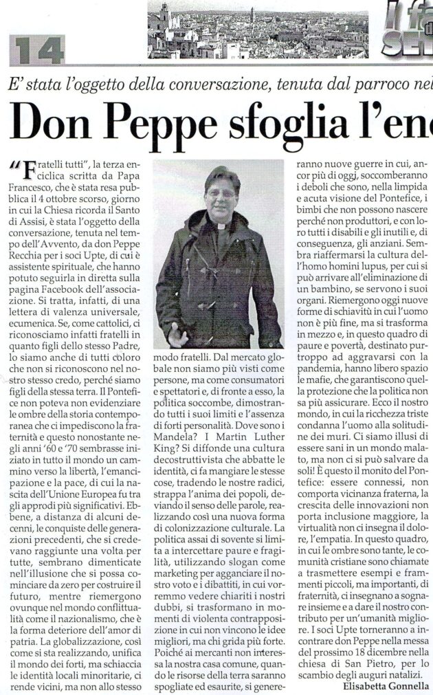 Don Peppe su Fax del 5 dicembre 2020